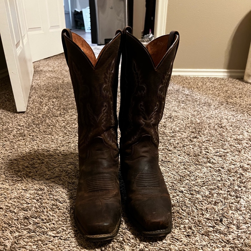 Dan Post boots, worn once, they were too tight on the ankle